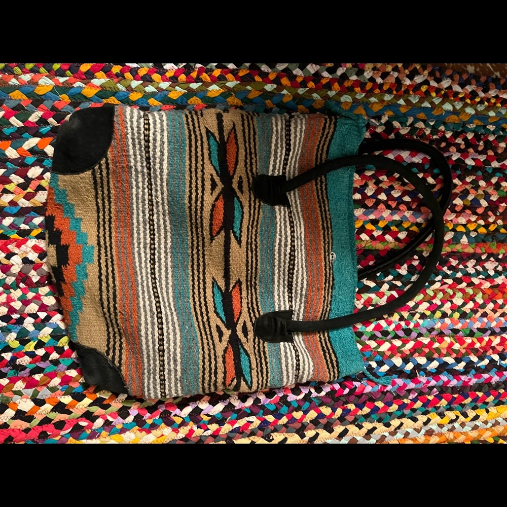 Navajo blanket Aztec tote.